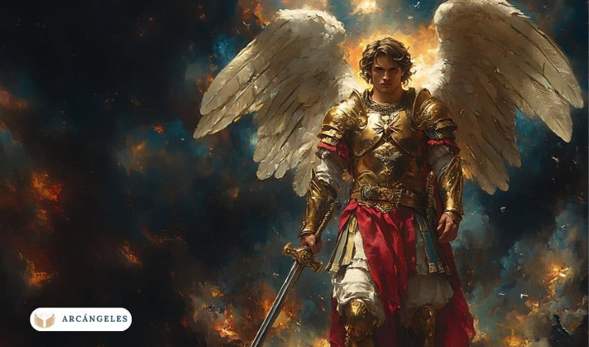 San Miguel Arcángel, protector y defensor de la fe, listo para cumplir sus misiones divinas.